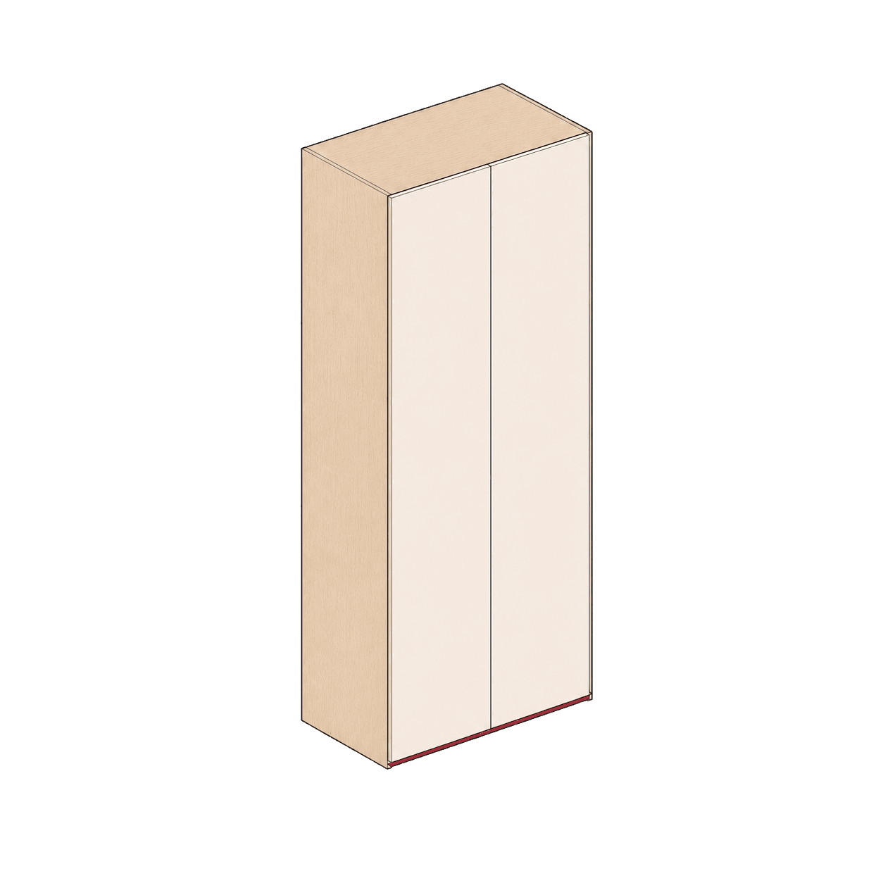Velora concept — PAX 3 wardrobe · 39″ PAX3