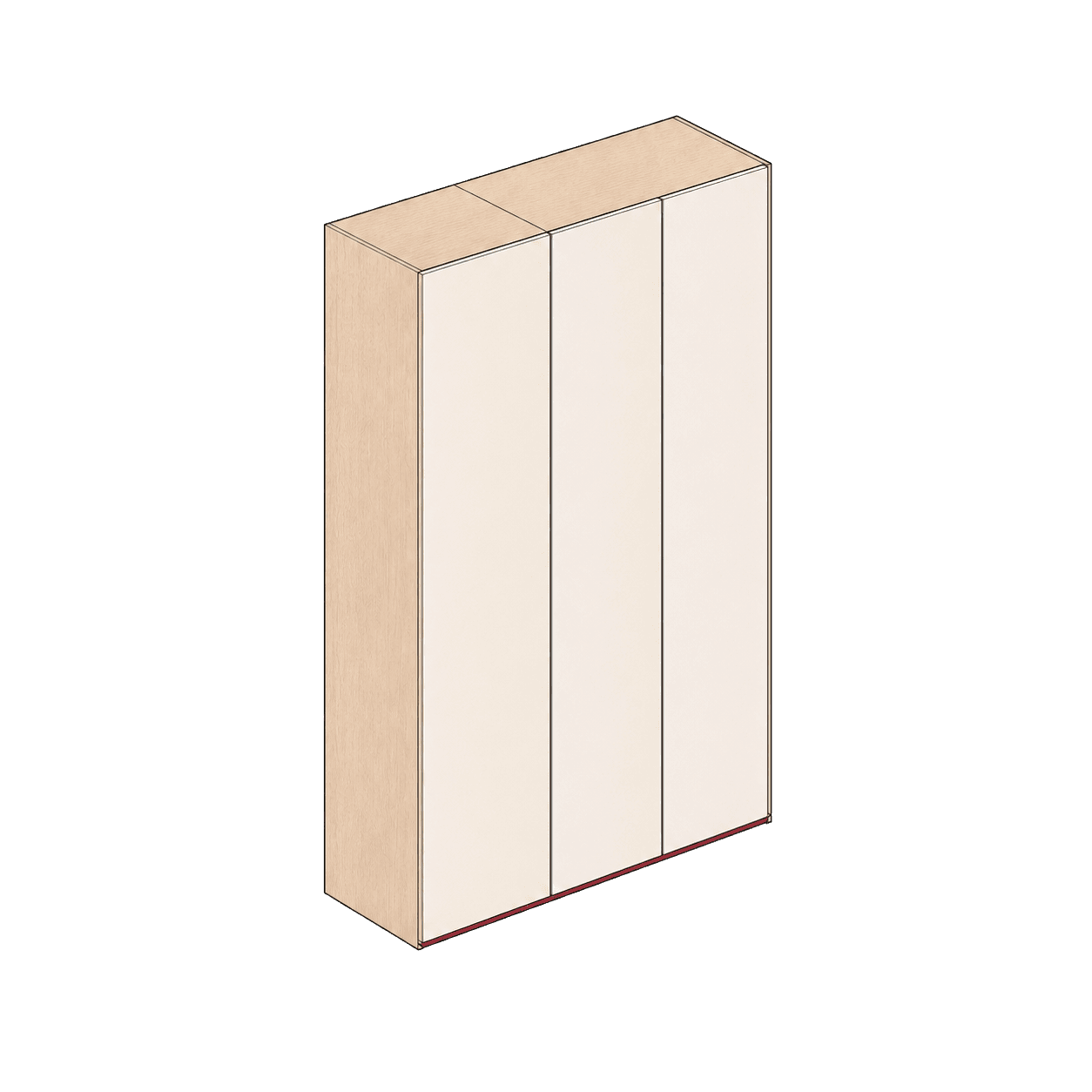 Velora concept — PAX 4 wardrobe · 59″ PAX4