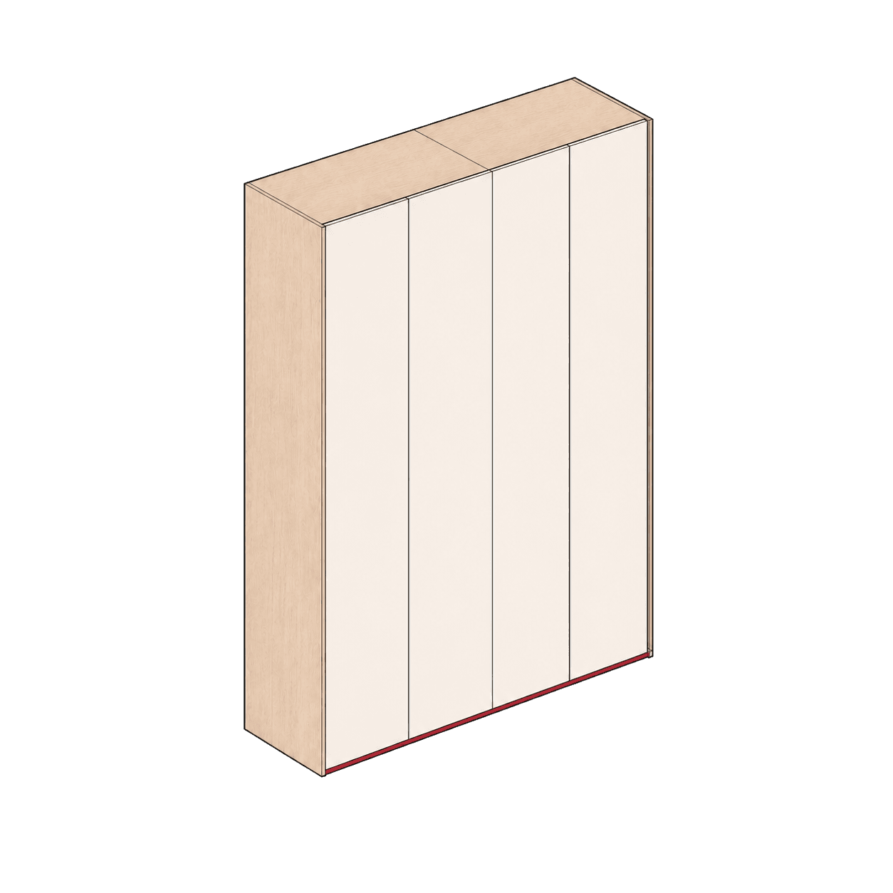 Velora concept — PAX 5 wardrobe · 79″ PAX5