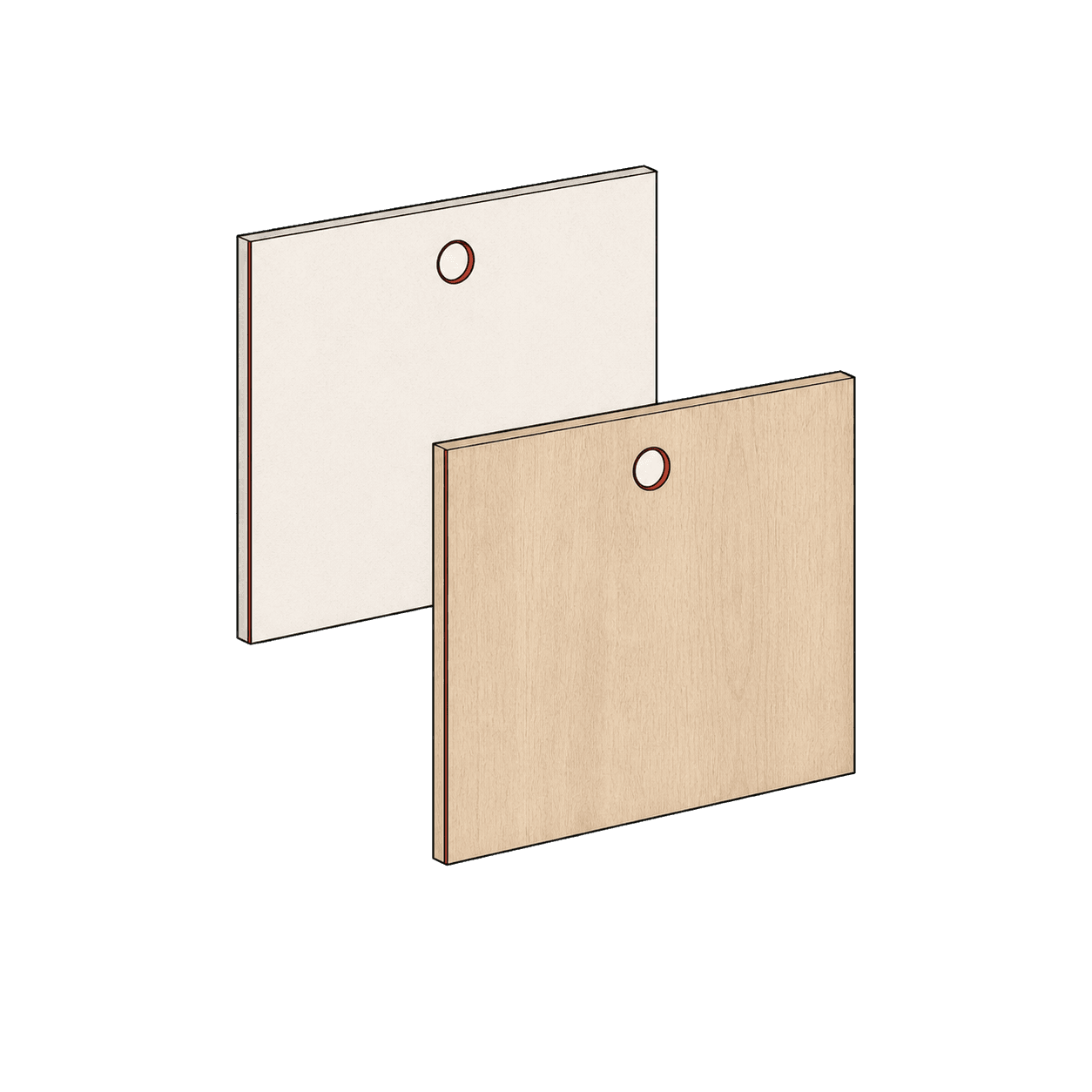 Velora study of bespoke kitchen fronts
