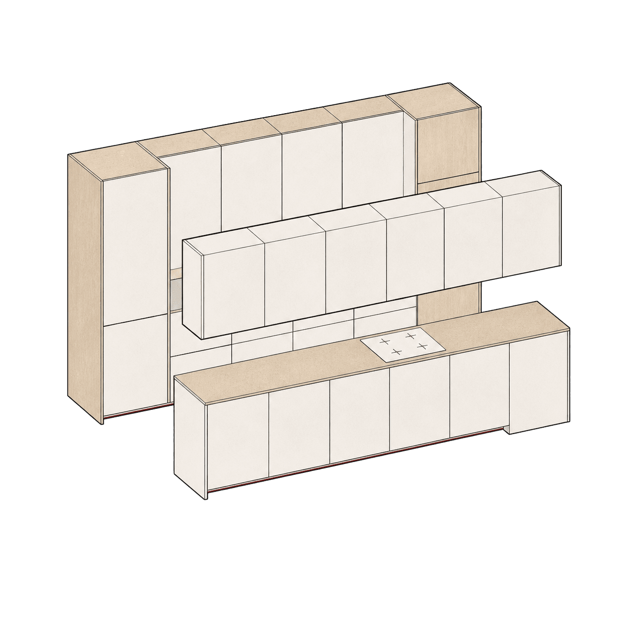 Velora concept — Parallel kitchen PL